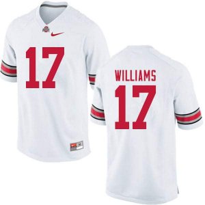 NCAA Ohio State Buckeyes Men's #17 Alex Williams White Nike Football College Jersey BCC3145DV